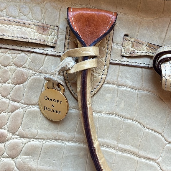 Vintage rare Dooney & Bourke leather alligator print purse - Picture 4 of 6